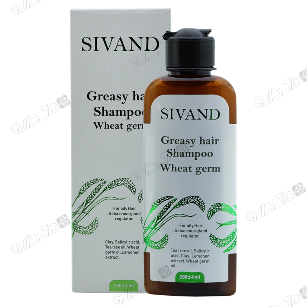 شامپو روغن جوانه گندم موی چرب سیوند